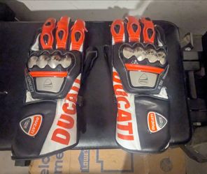 Ducati Motorcycle Racing Glove-Large