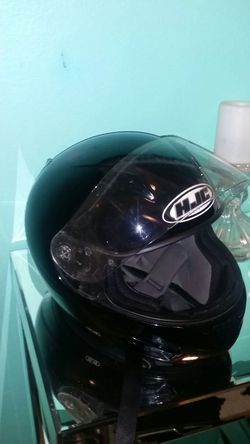 HJC Black Motorcycle Helmet....size xl...like new!