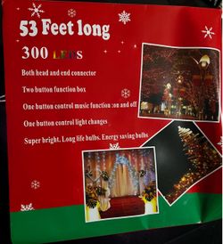 Christmas music lights