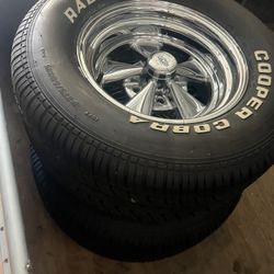 Chevy New 15 Inch Rims 2 New Tires