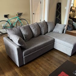 NEW Convertible Couch To Day Bed With Storage 