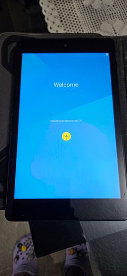 Android Tablet with Black Case