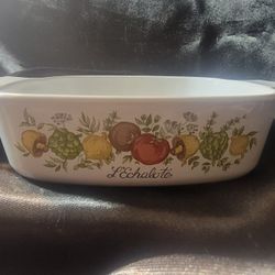 Corning Ware 1 Quart Spice of Life L'Echalote Casserole  A-1-B - No Lid
