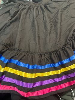 Ballet Folklorico skirt wide - doble vuelo