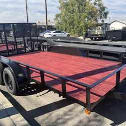 Utility 7x14x1 Double Axle