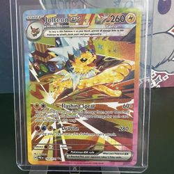 Pokemon Prismatic Evolutions Jolteon #153 SIR