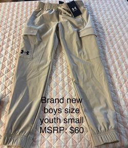 Under Armour Khaki Cargo Joggers Size Small NEW