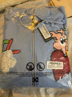 OVERSIZED ZIP THROUGH PUFF PRINT SPRAY HOODIE