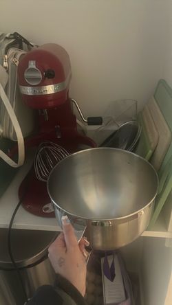 KitchenAid Stand Mixer Red with Attachments