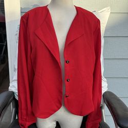 Red Cashual Corner Top – Size Large