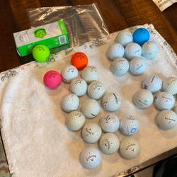 New Callaway  Balls and Used Calloway/Titleist/TaylorMade Balls