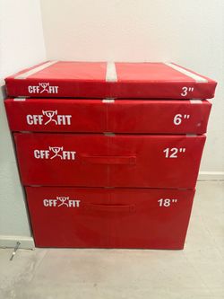 CFF Fit Soft Plyo Box Set 3" 6" 12" 18’
