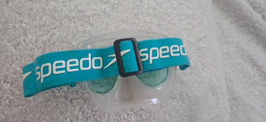 Youth Speedo Swim Mask Goggles – Aqua / Teal Blue