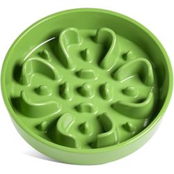 LE TAUCI Slow Feeder Dog Bowls Ceramic, 3 Cups Slow Feeding Dog Bowl Medium Large Breed, Maze Dog Bowl for Fast Eaters, Dog Dishes to Slow Down Eating