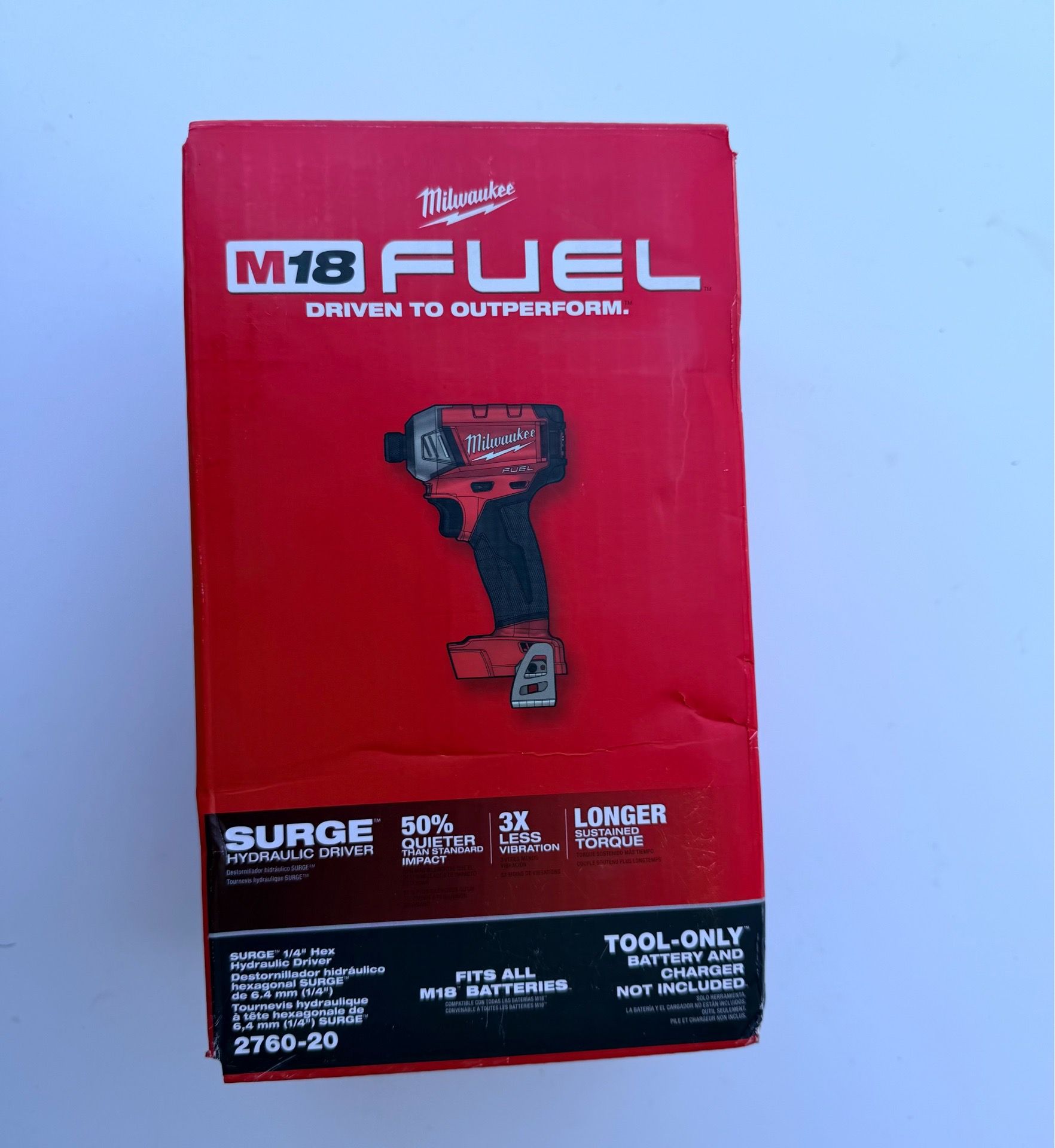 Milwaukee Save $70 M18 FUEL SURGE 18V Lithium-Ion Brushless 1/4 in. Hex Impact Driver (Tool-Only)
