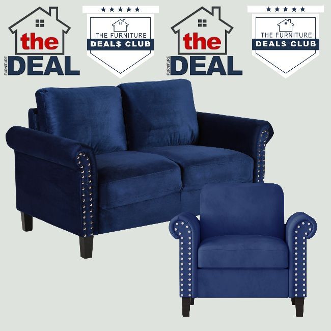 BLOW OUT SALE: 2-PIECE SET: LOVESEAT & CHAIR 