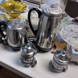 Vintage Coffee Making Sets