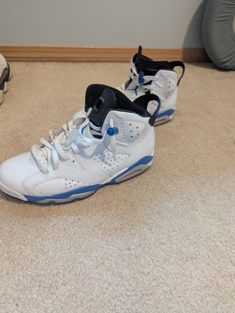 Jordan 6's Carolina blue