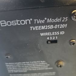Boston TVee Model 25, tv speaker & subwoofer 