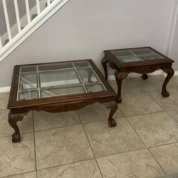 FREE - Coffee Table And Lamp Table Set - Pick Up Only - Simi Valley Area