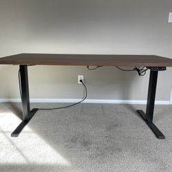 Large Electric Standing Desk (Dual Motor) - IKEA Idasen Top 63x31