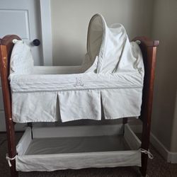Wooden Baby Bassinet 
