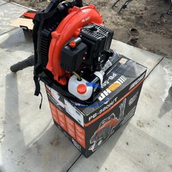 Best Seller ECHO 216 MPH 517 CFM 58.2cc Gas 2-Stroke Backpack Leaf Blower with Tube Throttle 3.8k