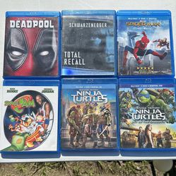Blu-ray Movies (Priced for one)