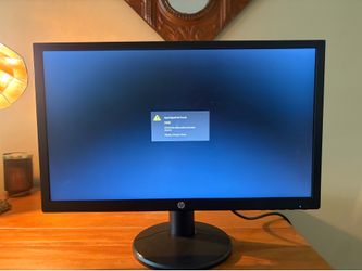 20.7” HP computer monitor