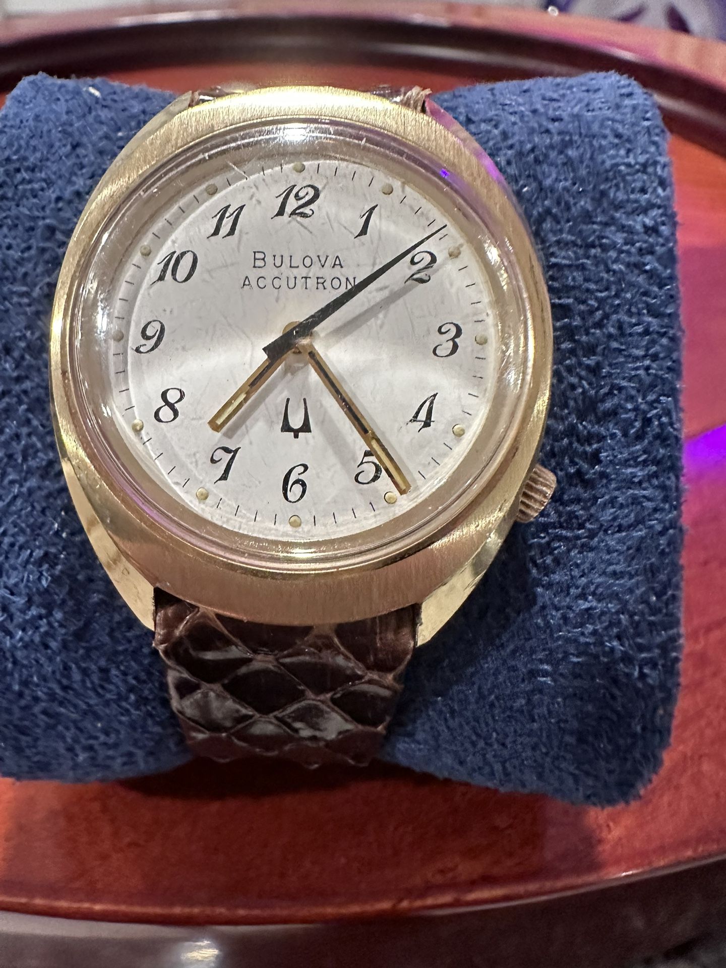 Original Vintage Bulova Accutron W/ Breguet Numerals Perfect Working Movement