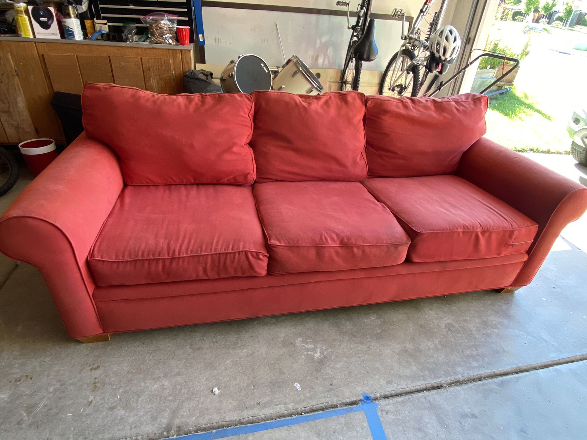 FREE Matching couch, chair and ottoman