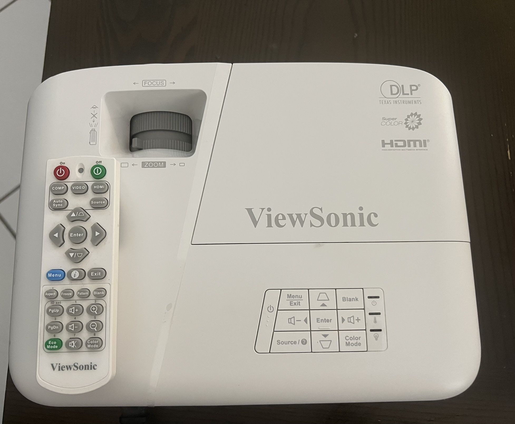 ViewSonic PA503S 3600 Lumens SVGA HDMI Projector for Home and Office