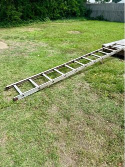 12 foot Aluminum ladder.