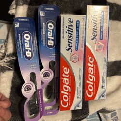Tooth Paste And Tooth Brush