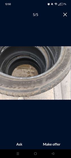 Continental used tires