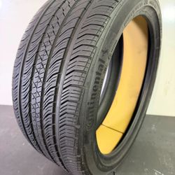 245 40 19  Continental ProContact TX   One Used Tire 80% Life 
