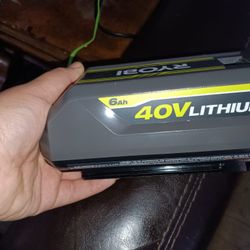 Used ryobi 40v online battery