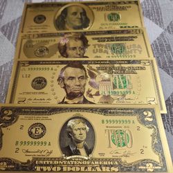 4 .bill Gold Certificate. 