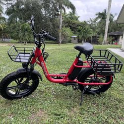 Cargo E Bike Fat Tires 