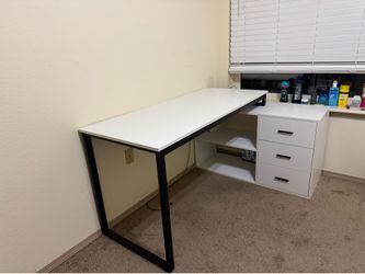 Desk with storage