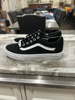 7.5W/6M Vans Lace Pop Black Suede Old Skool