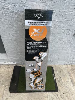 Callaway XJ Hot Youth Golf Set 5 To 8 Year Old Mint Condition