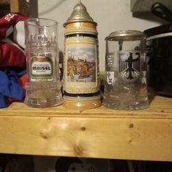 Vintage Germany Beer Mugs 