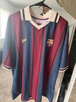 Modernist FC Barcelona Polo Jersey - Oversize - M