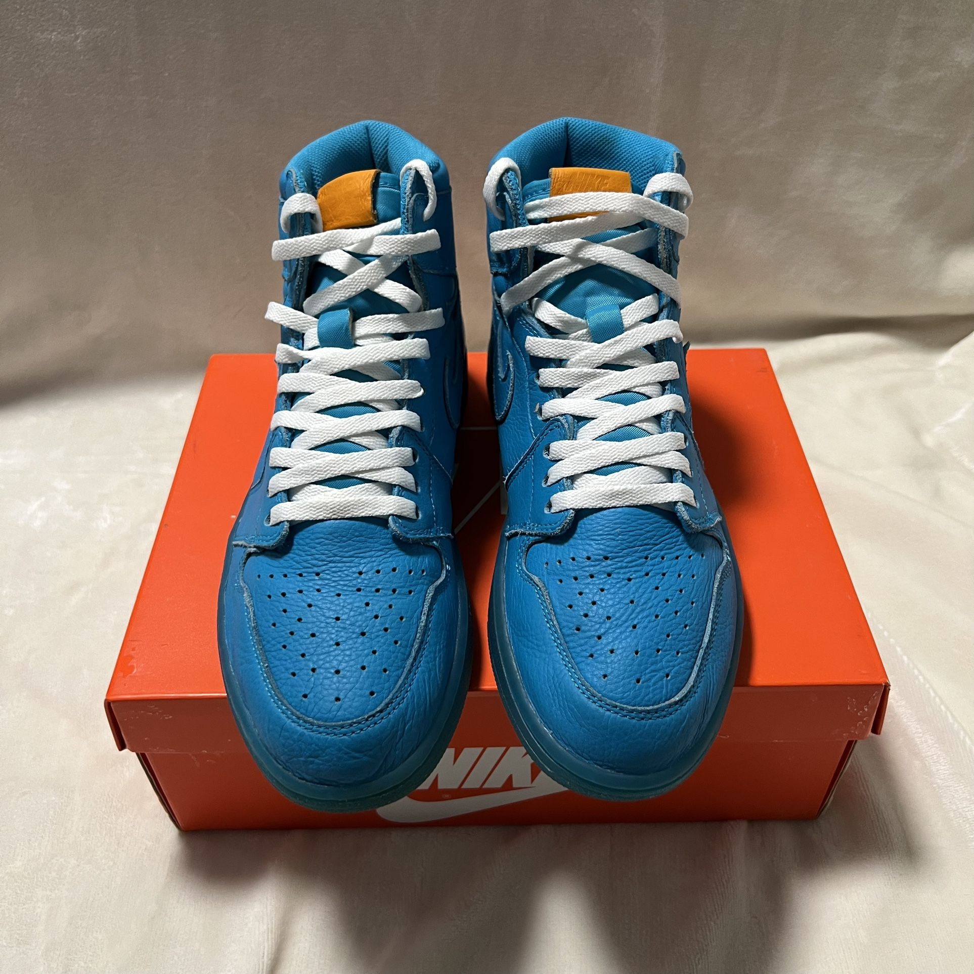 Nike Air Jordan Retro High Blue Lagoon Gatorade Cool Blue Size