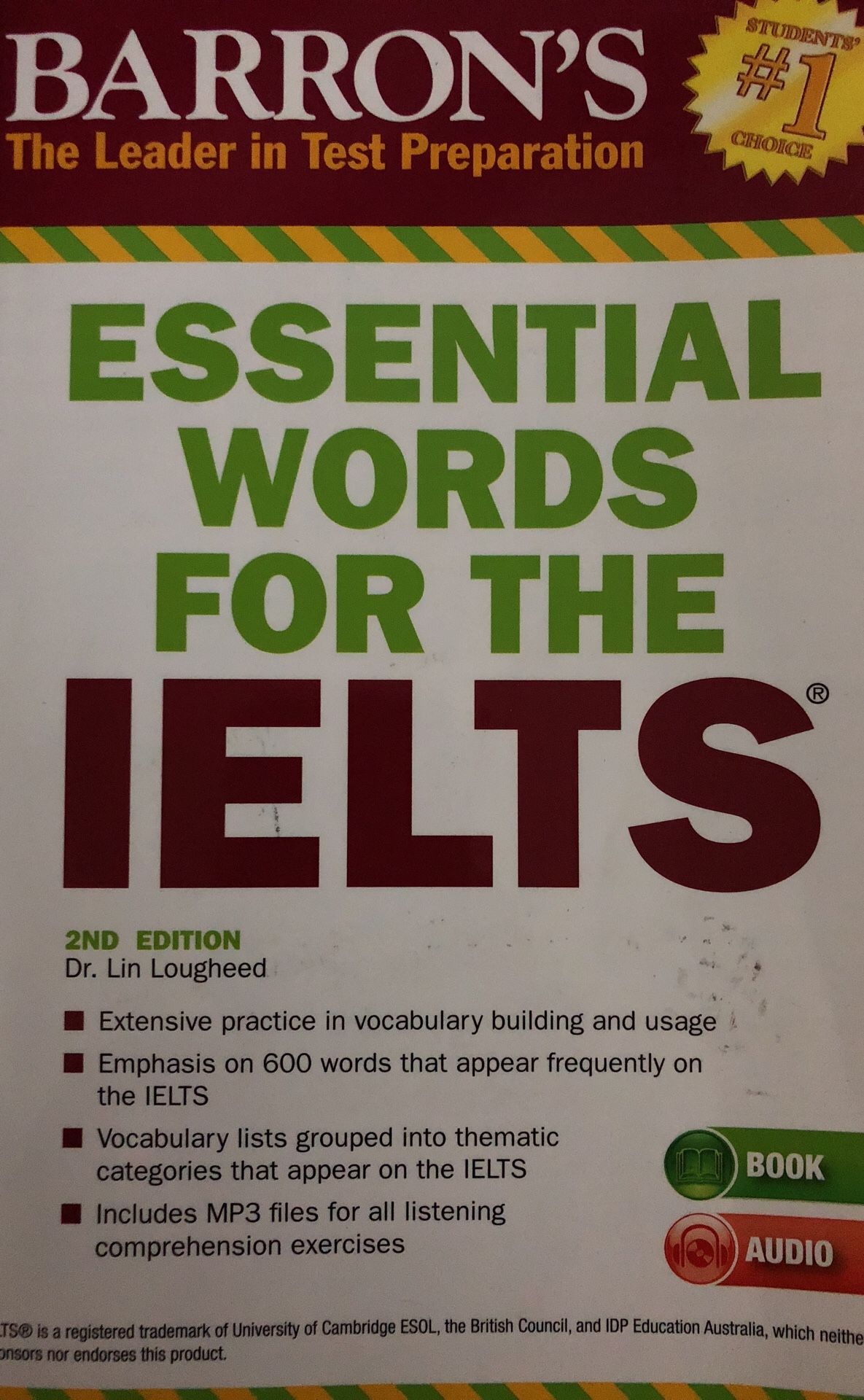 Barron’s Essential Words for the IELTS + Barron’s IELTS Practice Exams 2nd edition