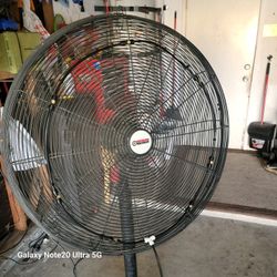 Huge 36" Industrial High Velocity Speed Fan With Misters Firm Price Dont Miss Out