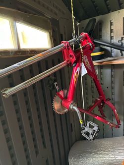 2004 Schwinn Sting Pro BMX Frame & Fork – Red Flame Graphics – Project Bike