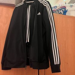 Large Black Adidas Track Suit