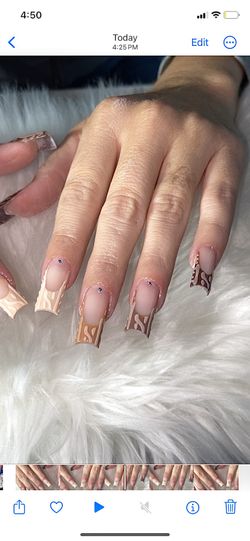 Dual Form Nails With Russian Manicure